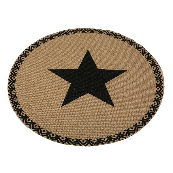 Table Mat Star Circular - table