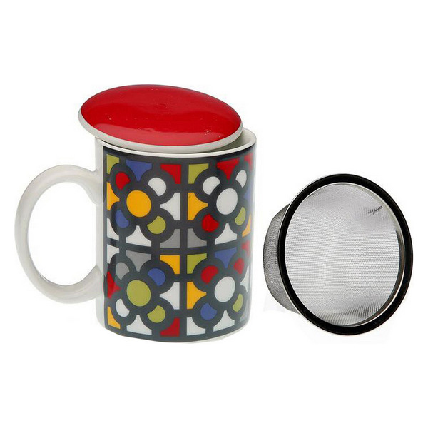 Cup with Tea Filter Urbana Porcelain - cup