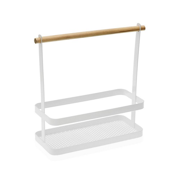 Spice Rack Wood Aluminium (10 x 24 x 23 cm) - spice