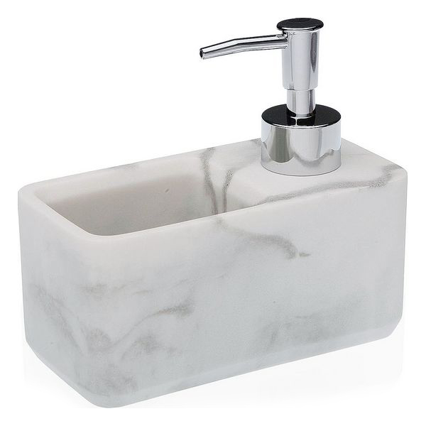 Soap Dispenser Marble Resin (7,5 x 13 x 15 cm) - soap