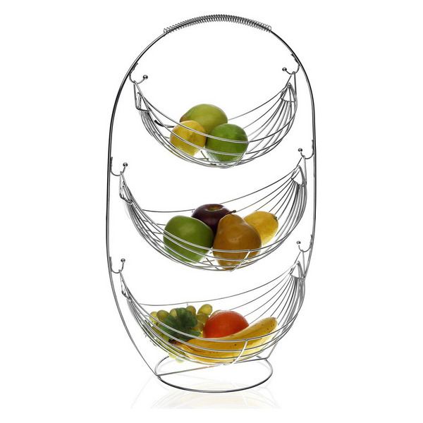 Fruit Bowl Metal (27 x 59 x 36 cm) - fruit