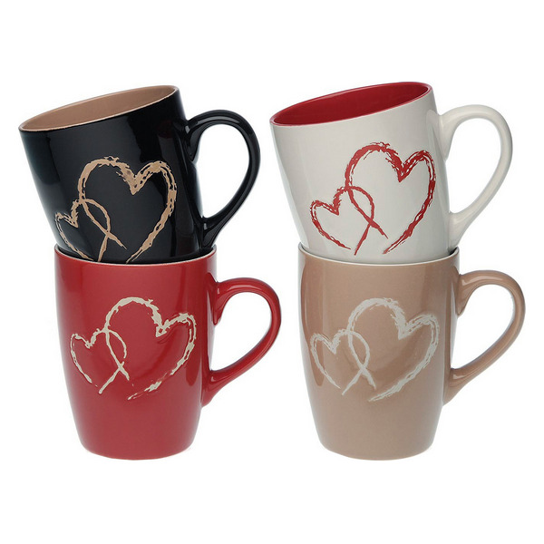 Mug Hearts Stoneware - mug