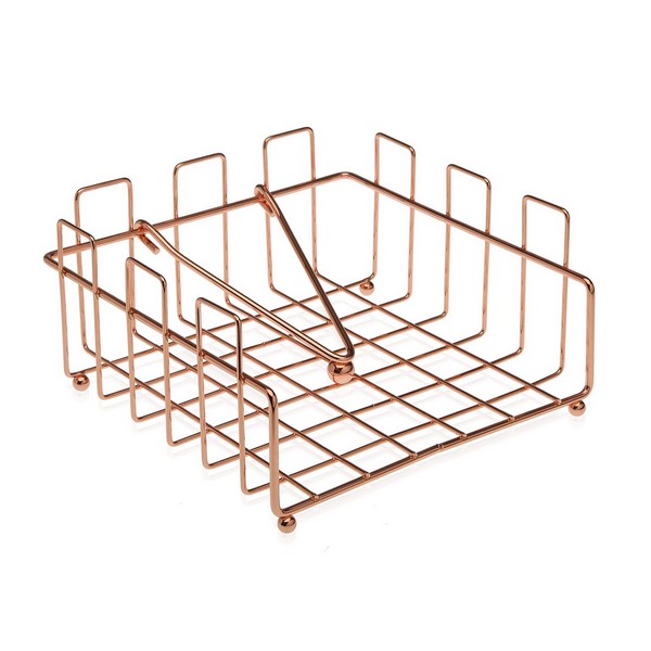 Napkin holder Copper Metal (18 x 9 x 18 cm) - napkin