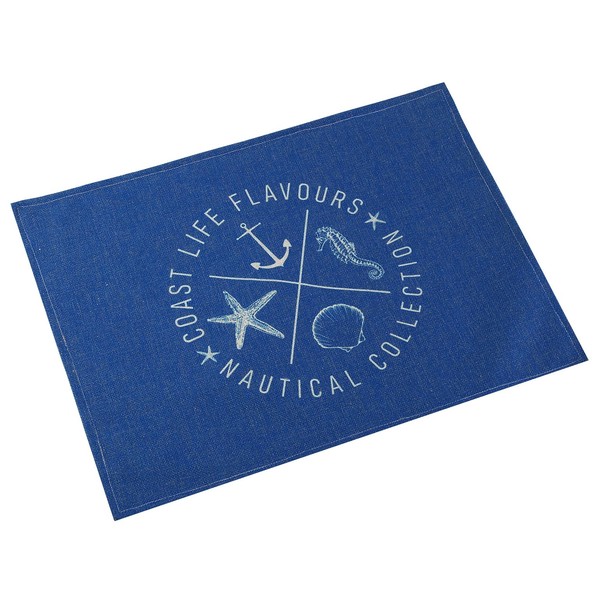 Table Mat Nautical Polyester (36 x 0,5 x 48 cm) - table