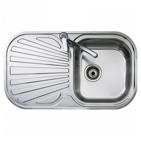 Sink with One Basin and Drainer Teka Reversible Stainless steel - sink