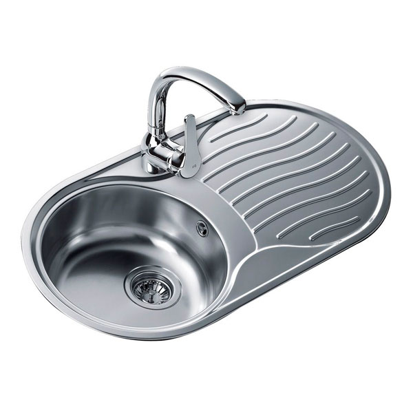 Sink with One Basin Teka 10110005 DR-80 1C1E Reversible Stainless steel - sink