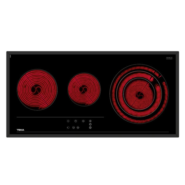 Glass-Ceramic Hob Teka TRC83631TCS 80 cm (3 Cooking areas) - glass