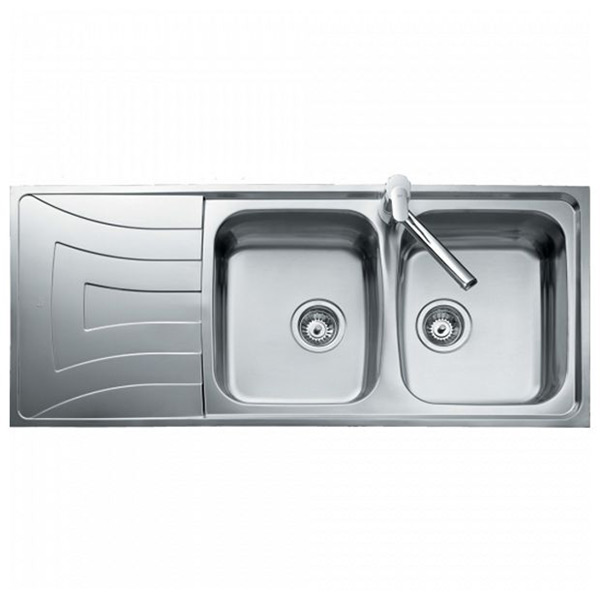 Sink with Two Basins Teka 0011/0085 UNIVERSO 2C 1E Stainless steel - sink