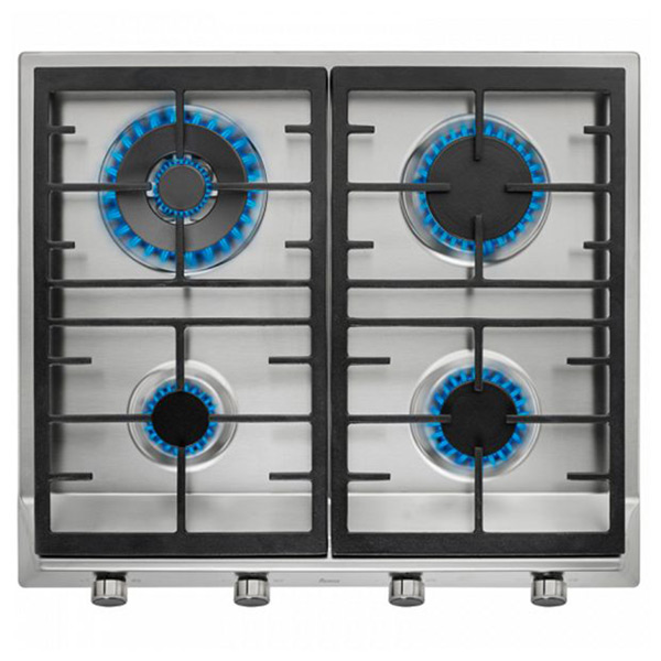 Gas Hob Teka EX60.1 4G 60 cm 60 cm Stainless steel Black (4 Stoves) - gas