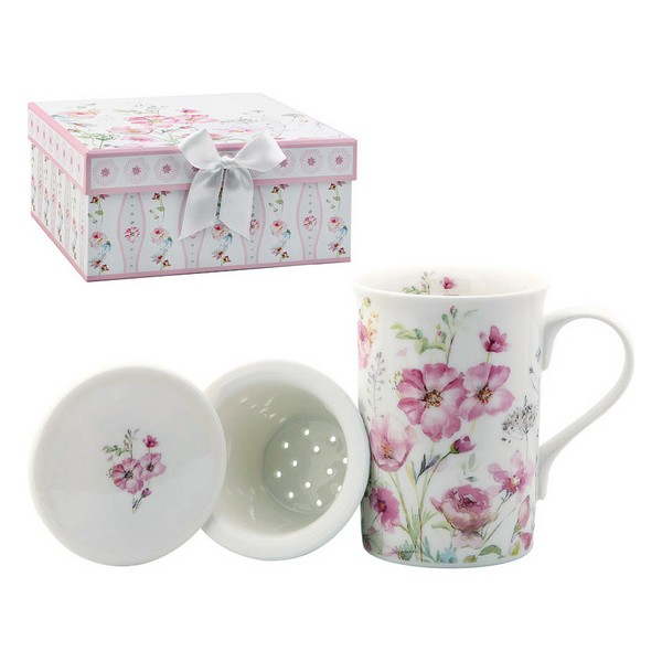 Cup with Tea Filter 116168 Roses - cup