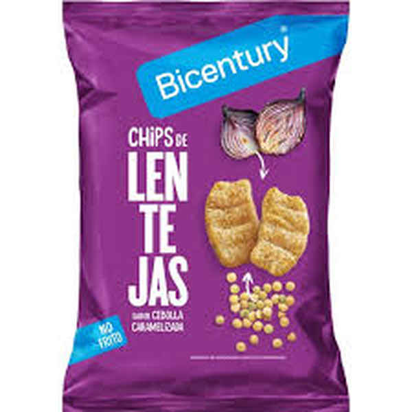 Chips de lentejas sabor cebolla caramelizada - 8423207210416