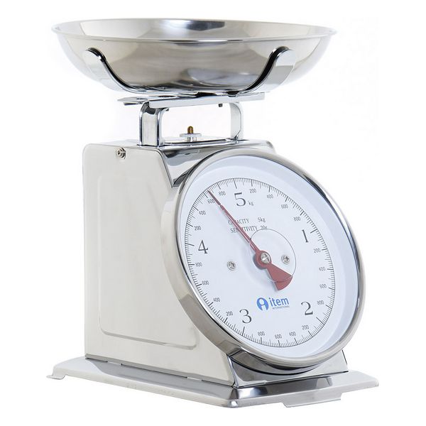 kitchen scale DKD Home Decor Steel (20 x 20 x 25 cm) - kitchen