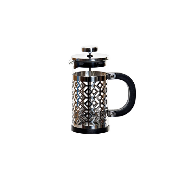 Cafetière with Plunger DKD Home Decor Stainless steel (13 x 7 x 16 cm) - cafetiere