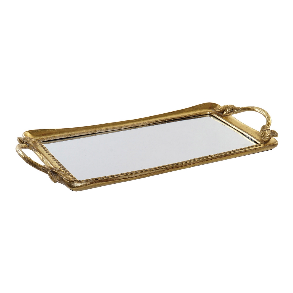 Tray DKD Home Decor Resin Mirror (50.5 x 22.3 x 3.2 cm) - tray