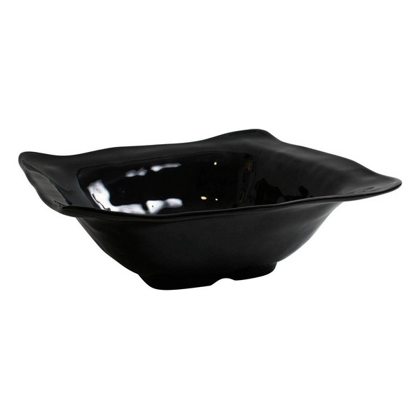 Salad Bowl AIR Porcelain Black (40,5 x 39,6 x 14,1cm) - salad