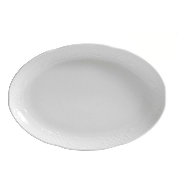 Tray Augusta White Porcelain (28,5 x 19,5 x 3 cm) - tray