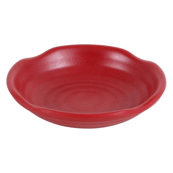 Plate Circular Red - plate