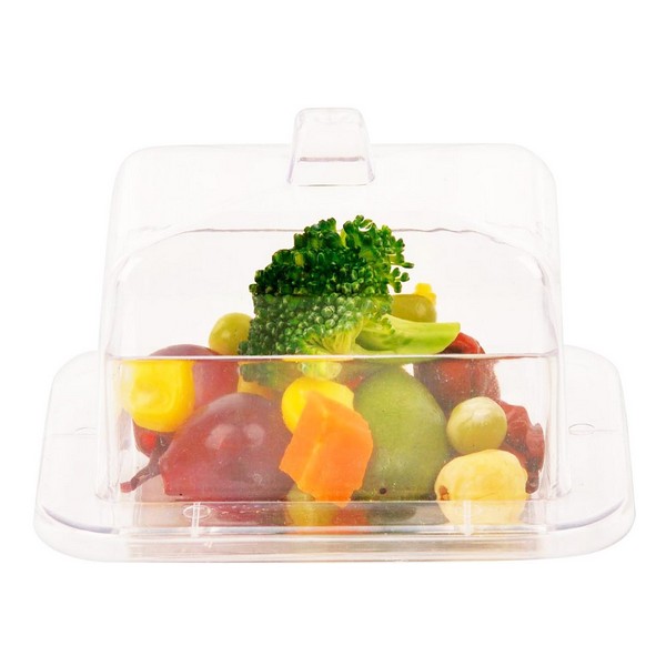 Tasting Set polystyrene With lid Rectangular (6 pcs) - tasting