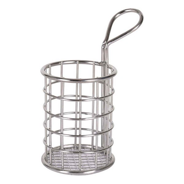 Basket for Presenting Aperitifs Stainless steel Circular (ø 7 x 9 cm) - basket