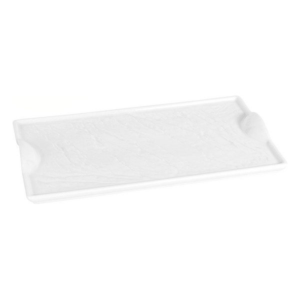 Tray Casual Porcelain White (30 x 18 x 3 cm) - tray