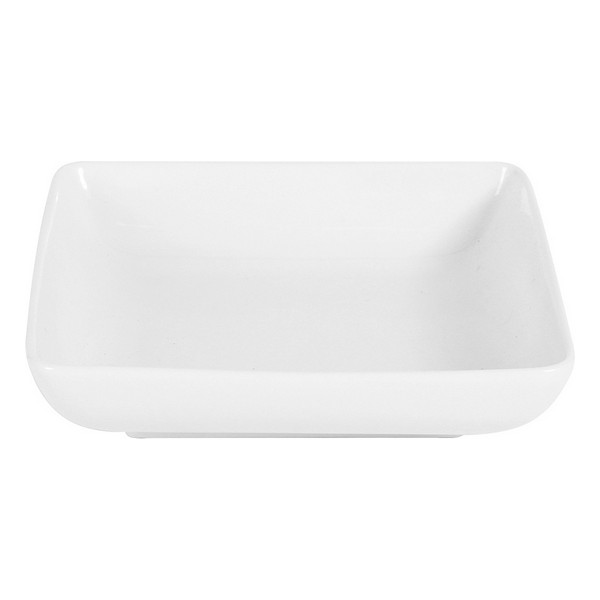 Bowl Casual Porcelain White (14 x 14 x 3 cm) - bowl