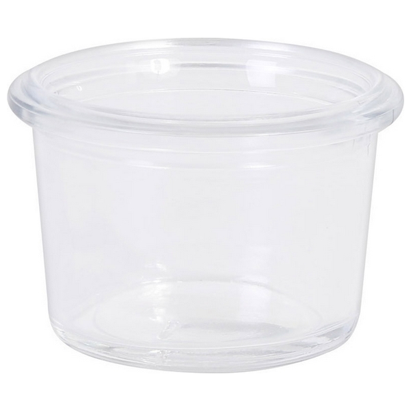 Transparent Glass Jar Chef (ø 7 x 4,5 cm) (6 uds) - transparent