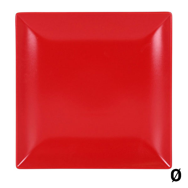 Flat plate Inde Red - flat