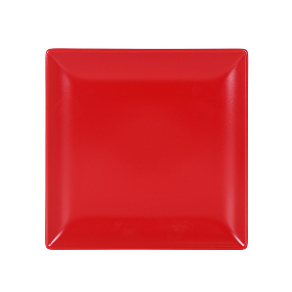 Dessert dish Ming II Red Squared (21 x 21 x 2 cm) - dessert