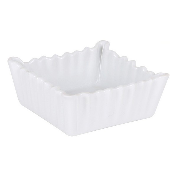 Bowl Doppio Porcelain White (11 x 11 x 5 cm) - bowl
