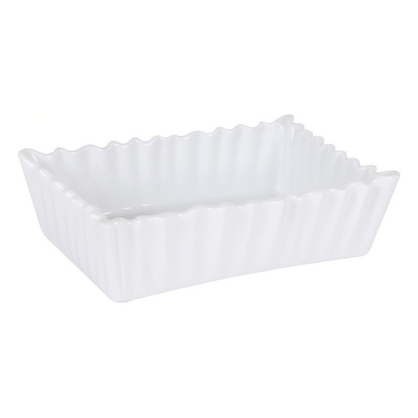 Bowl Doppio Porcelain White (16 x 12 x 5 cm) - bowl