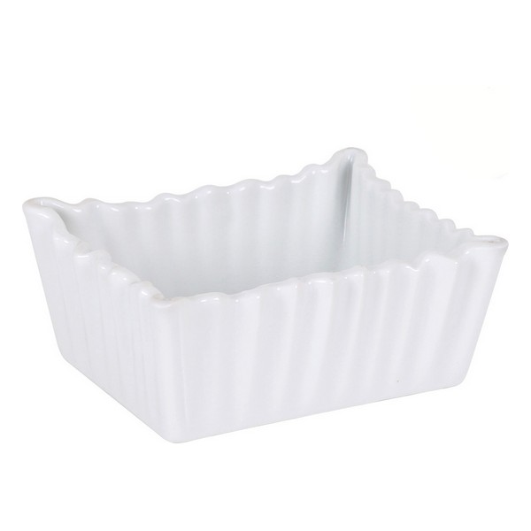 Bowl Doppio Porcelain White (9 x 7 x 4 cm) - bowl