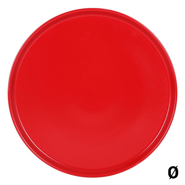 Plate Inde Pizza Red - plate