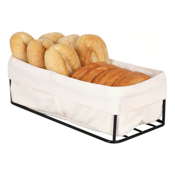 Breadbasket Viejo Valle Black 2 Baskets 100% cotton (23 x 12 x 7 cm) - breadbasket