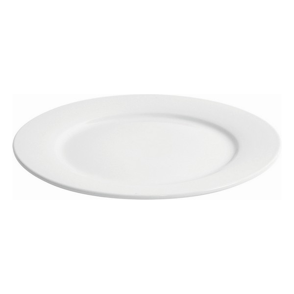 Flat plate Porcelain White (ø 30,5 x 2,5 cm) - flat