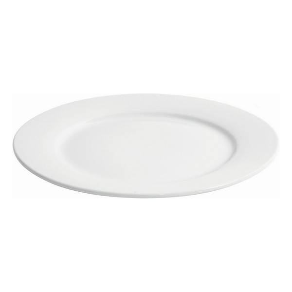 Flat plate Porcelain White (ø 28,5 x 2,5 cm) - flat