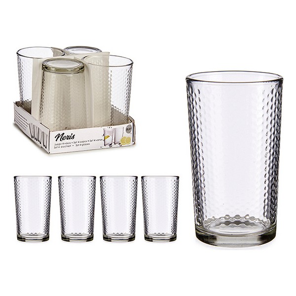 Set of glasses Points Transparent Crystal (4 Pieces) - set
