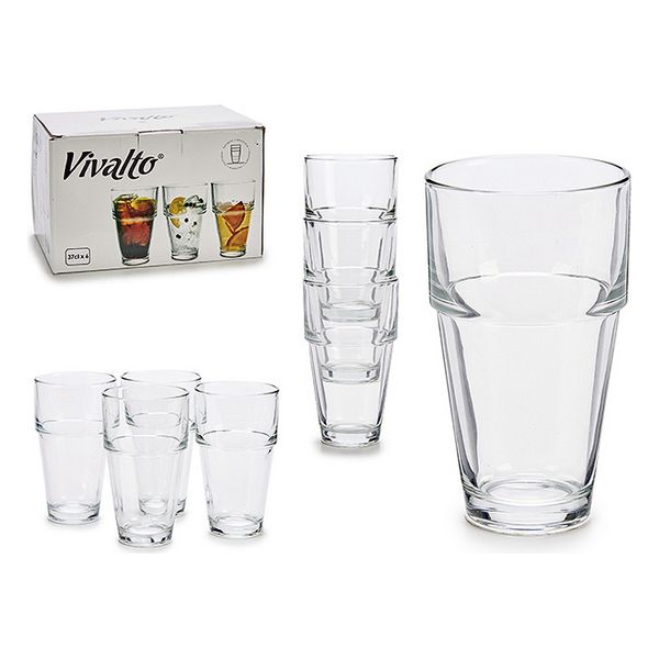 Glass Vivalto Transparent 370 ml (15,5 x 14 x 22,5 cm) - glass