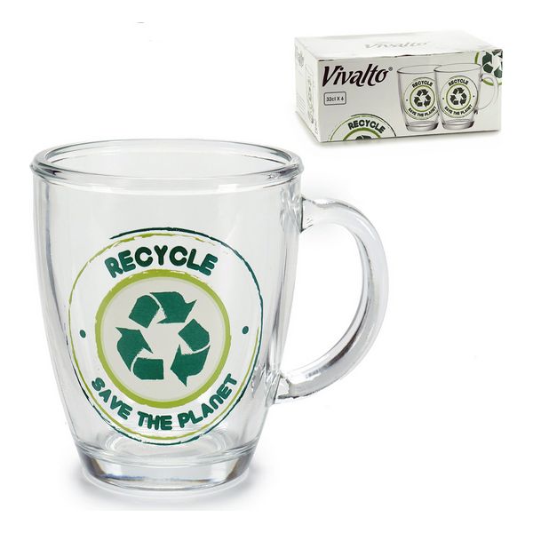 Jug Recycle Save The Planet Crystal (32 cl) - jug