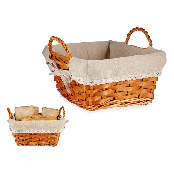 Breadbasket wicker Cloth (26 x 16 x 29,5 cm) - breadbasket