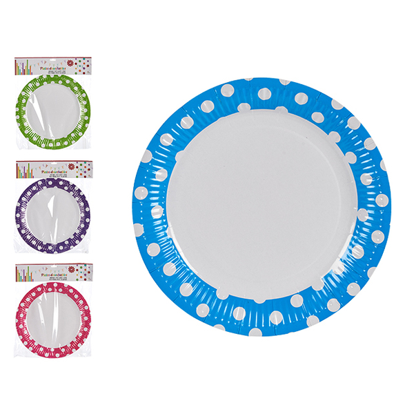 Plate set Circular (6 Pieces) - plate