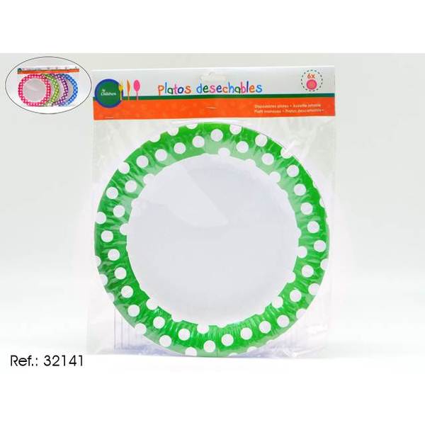 Plate set Circular (10 Pieces) - plate