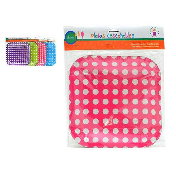 Plate set Squared (10 Pieces) - plate