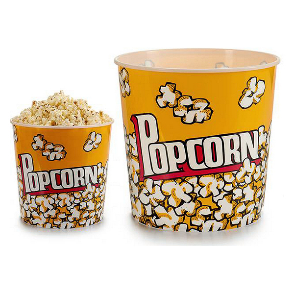 Bucket PopCorn 5 L Large (21,5 x 20 x 21,5 cm) - bucket