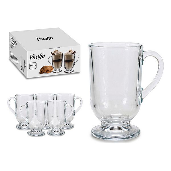 Transparent Glass Jug 300 ml (8 x 12 x 10 cm) (1 uds) - transparent