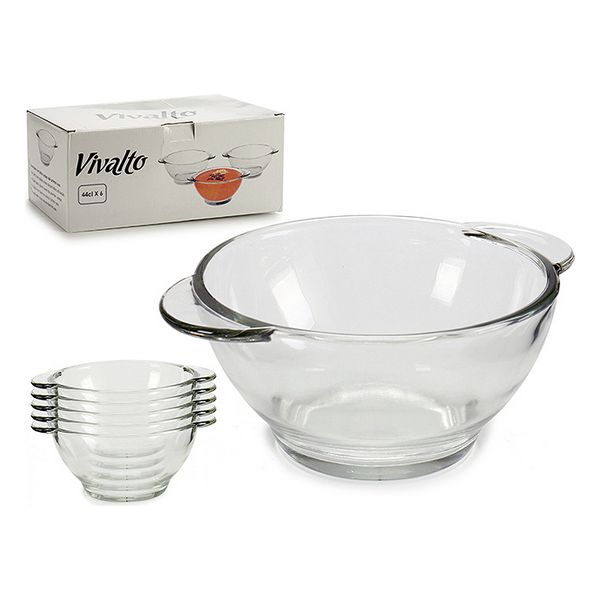 Bowl Glass With handles (43,5 cl) - bowl