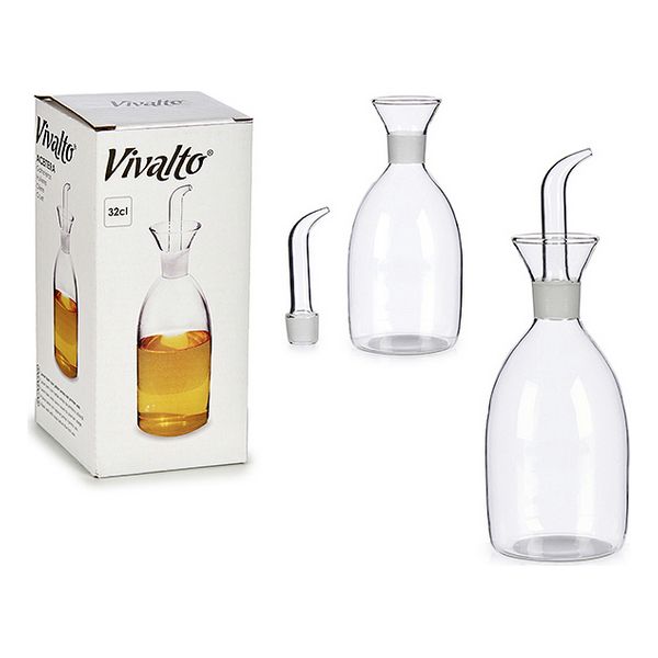 Cruet Transparent Crystal 320 ml (7 x 19 x 7 cm) - cruet