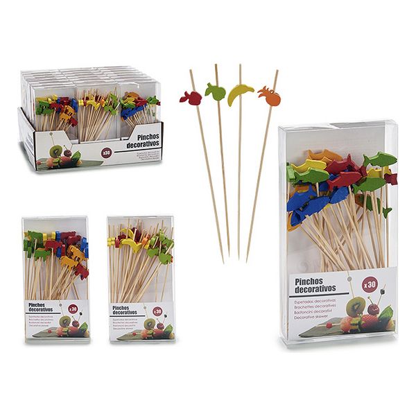 Appetizer Set Wooden chopsticks Bamboo (30 pcs) - appetizer