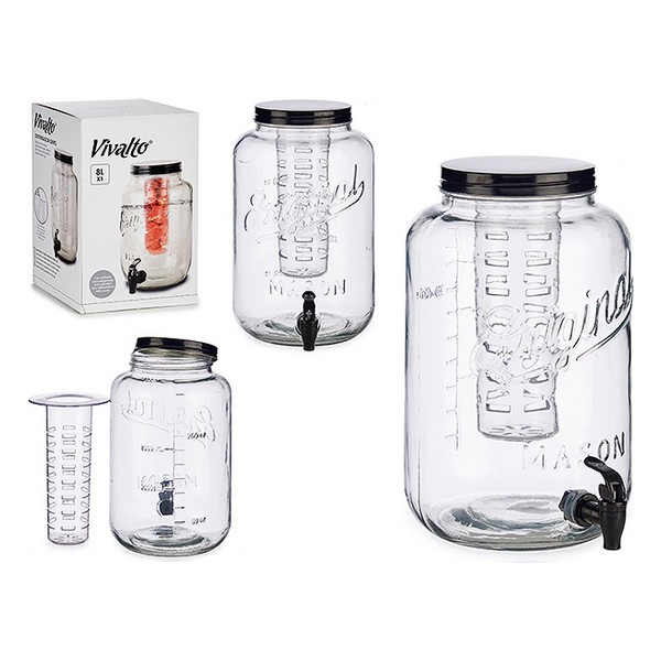 Transparent Glass Jug (8000 ml) - transparent