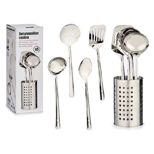 Kitchen Set Silver Stainless steel (4 Pieces) - kitchen