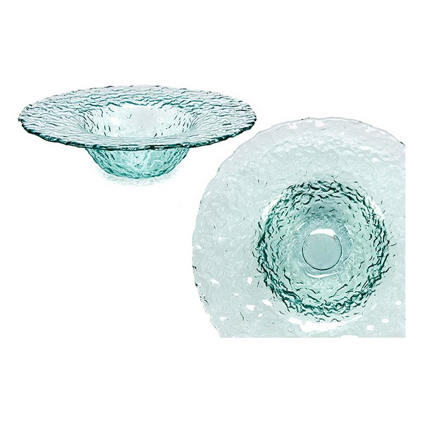 Deep Plate recycled glass (29 x 7 x 29 cm) - deep